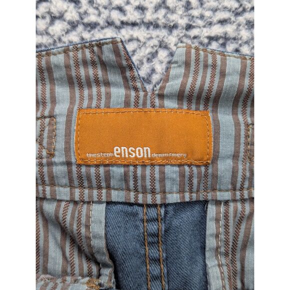 Anthropologie Stephenson Denim Finery Wide Leg Capris Size 28 Boho Y2K Blue - Picture 8 of 12